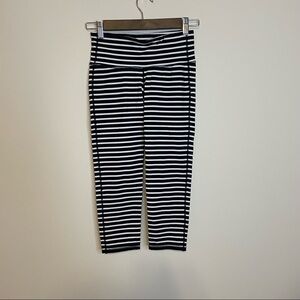 Athleta Striped Cropped Leggings size xs